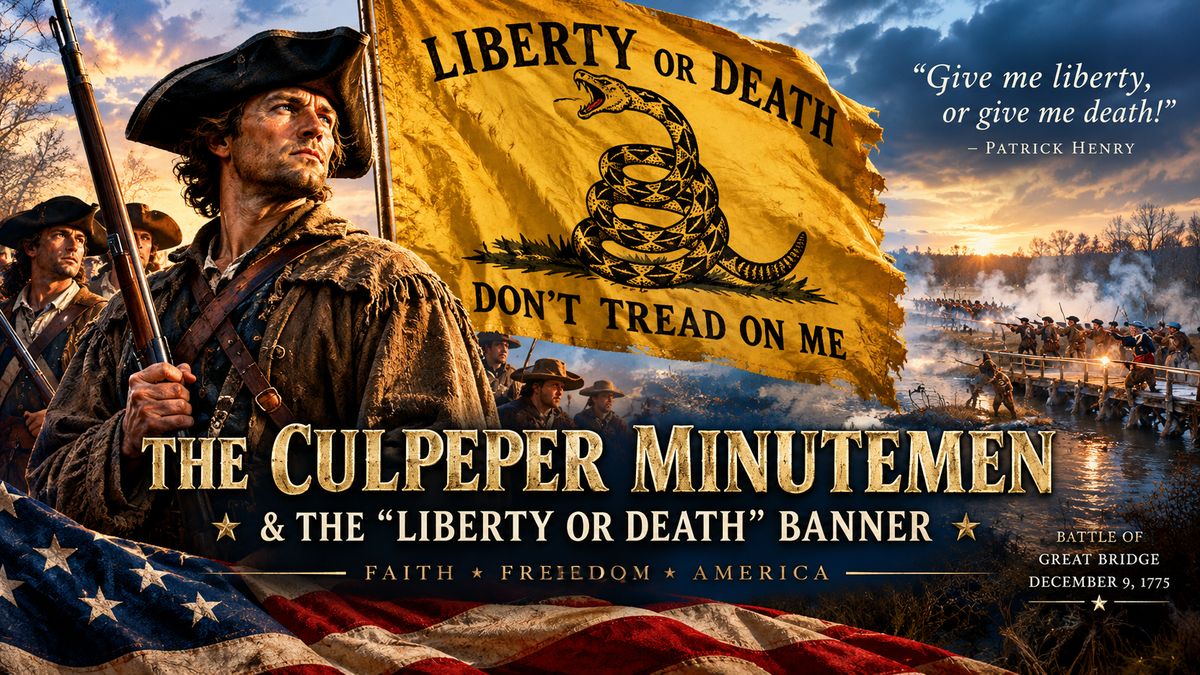 The Culpeper Minutemen and the “Liberty or Death” Banner