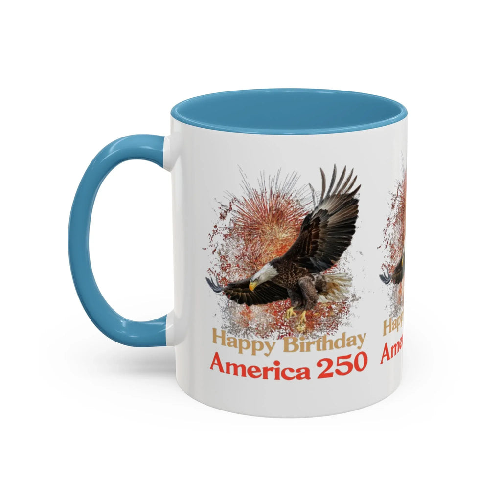 Accent Coffee Mug (11, 15oz) - 250 USA Celebration
