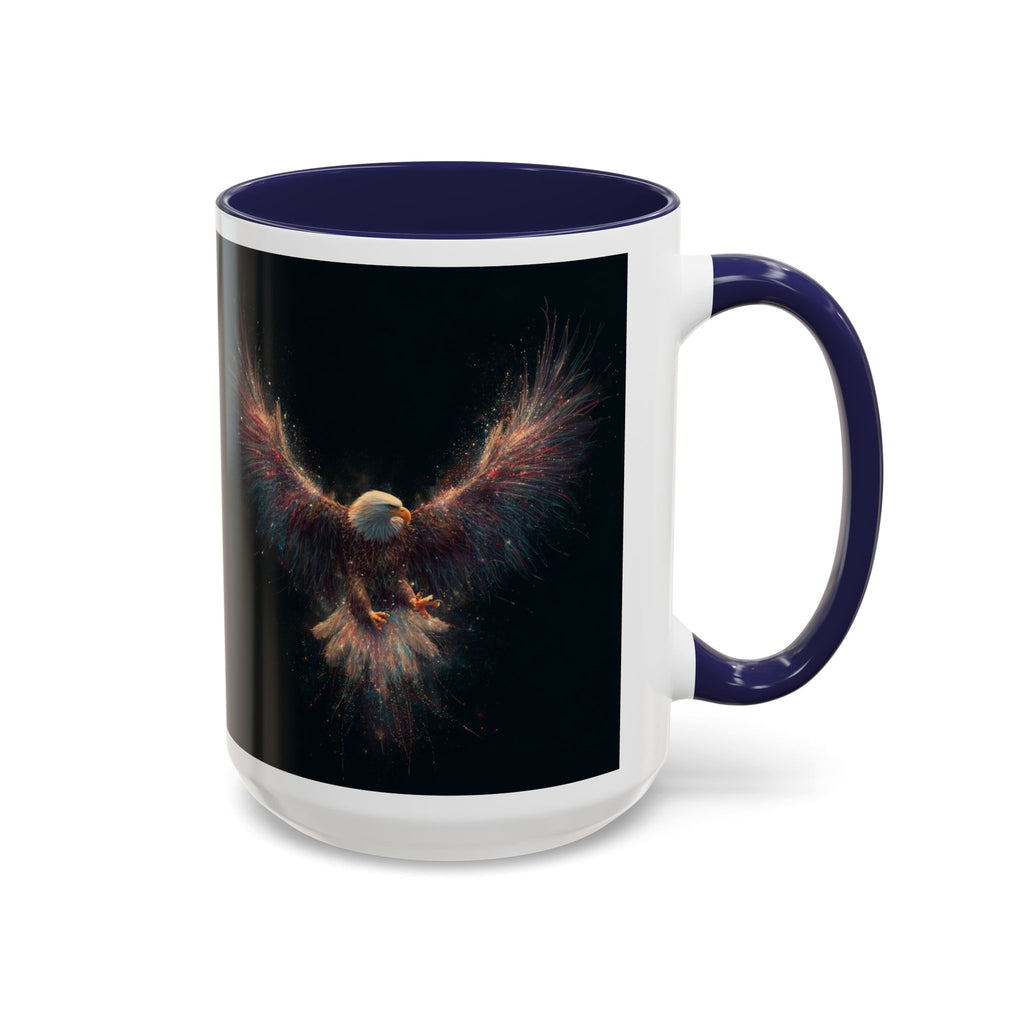 Fiery Flying Eagle Mug | Accent Coffee Mug 11oz 15oz
