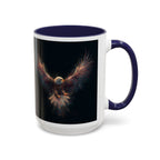 Fiery Flying Eagle Mug | Accent Coffee Mug 11oz 15oz