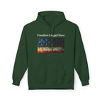 Freedom Forged Here American Flag Hoodie | Patriotic USA - 250 USA Celebration