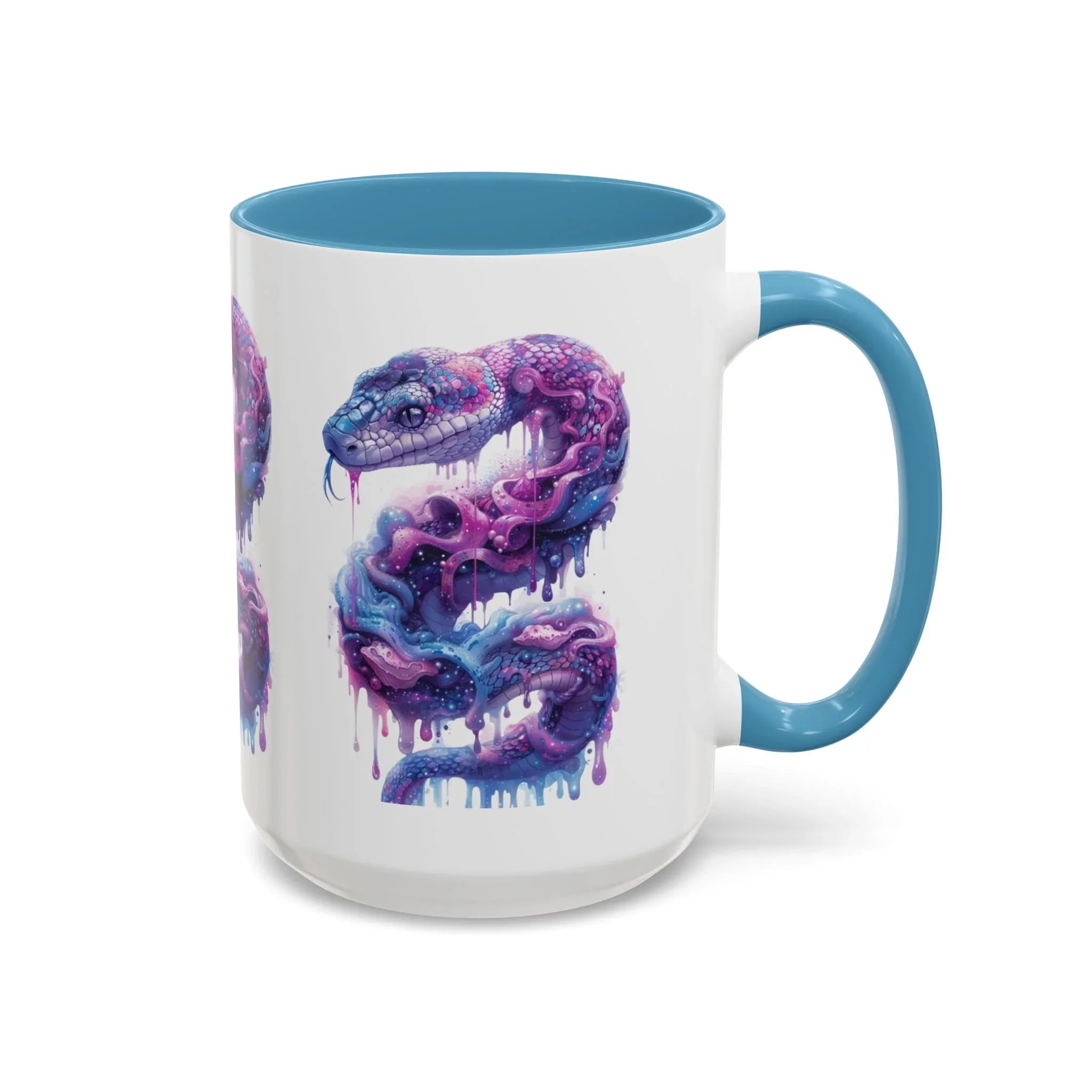 Psychedelic Ouroboros Snake Mug | Rainbow Galaxy Fractal Mushrooms - 250 USA Celebration