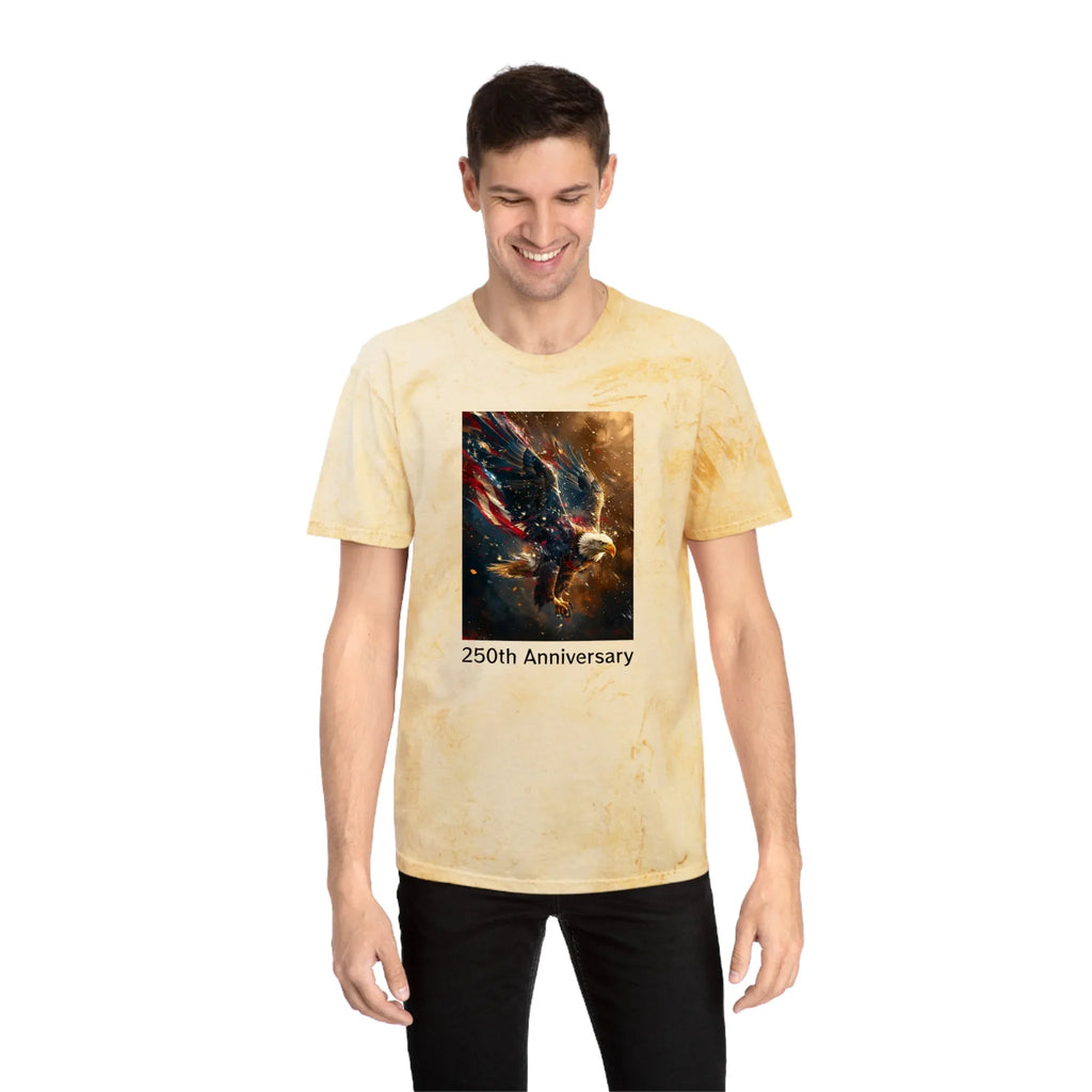 Unisex Color Blast T-Shirt - 250 USA Celebration