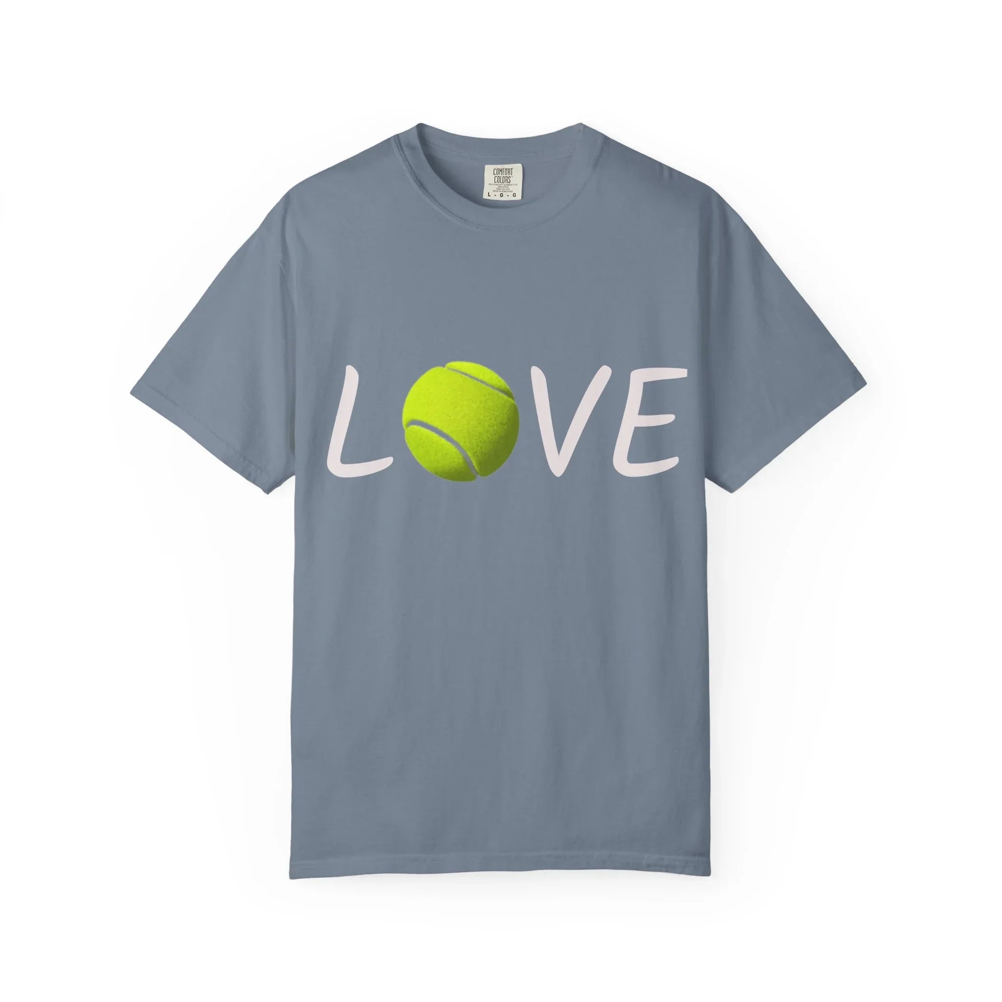 Tennis Ball LOVE T-Shirt | Tennis Lover Shirt, Sports Graphic Tee - 250 USA Celebration