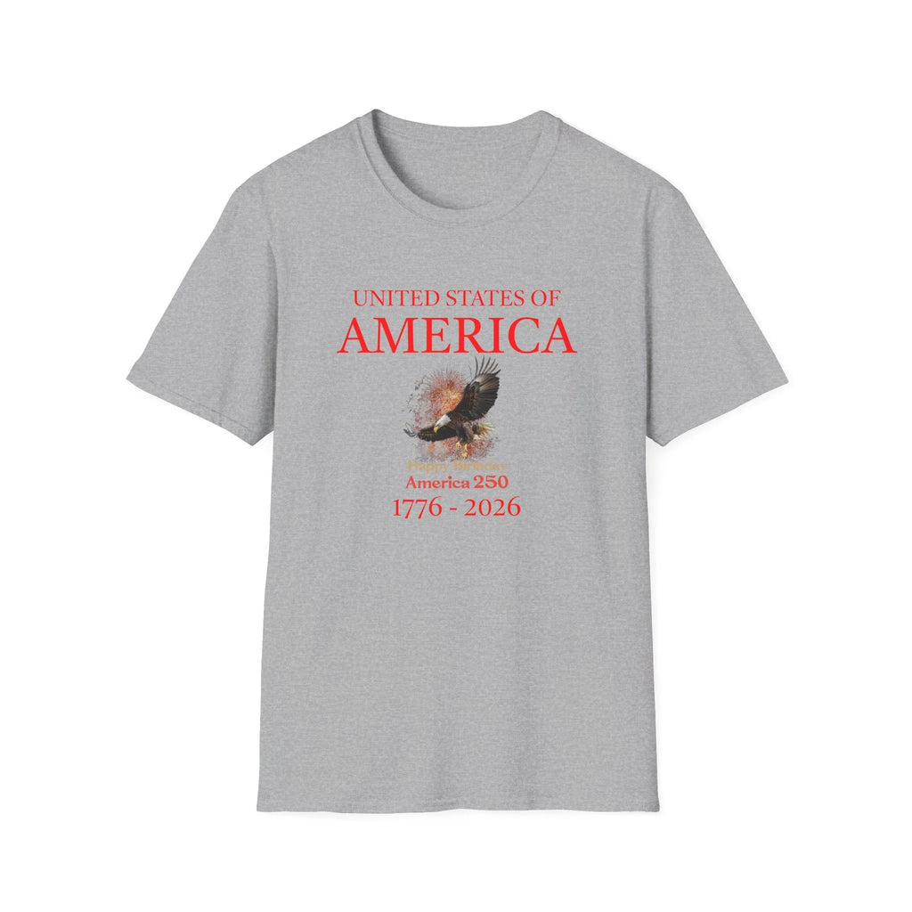 Unisex Softstyle T-Shirt - 250 USA Celebration