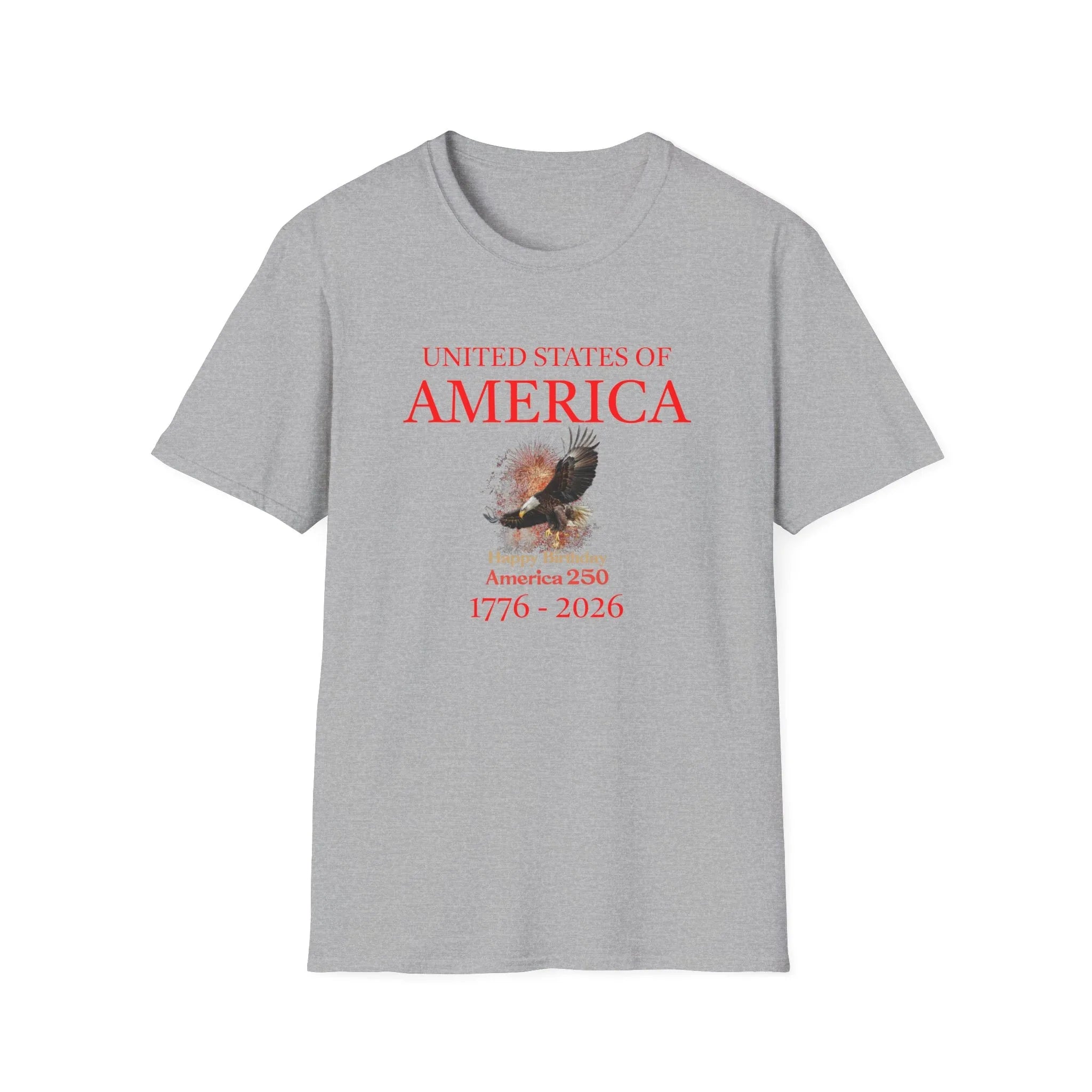 Unisex Softstyle T-Shirt - 250 USA Celebration