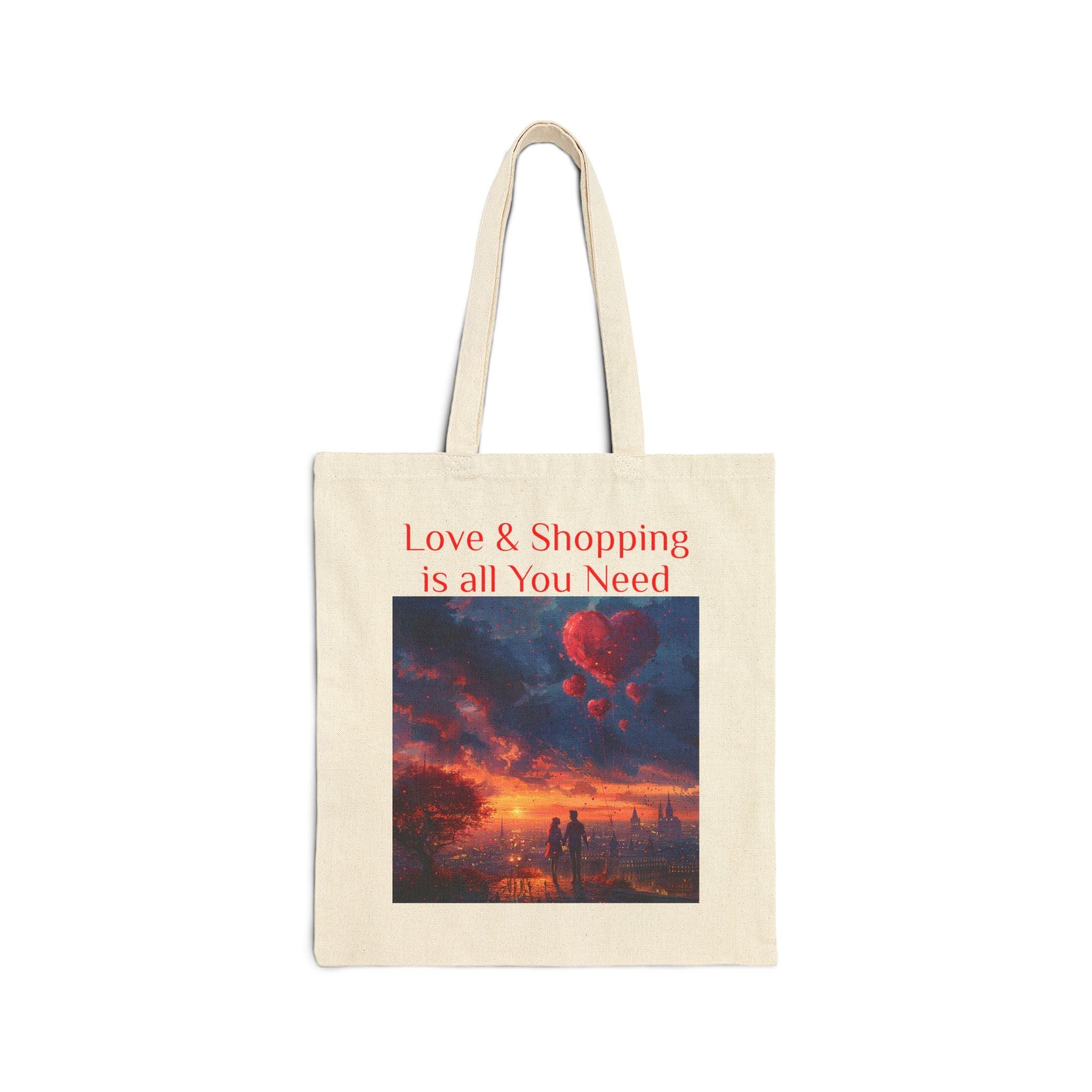 Valentines Day Love Tote Bag, Perfect for Shopping, Valentine's Day, Valentine's Day Women's Merchandise, Love Apparel, Valentine's Gifts, - 250 USA Celebration