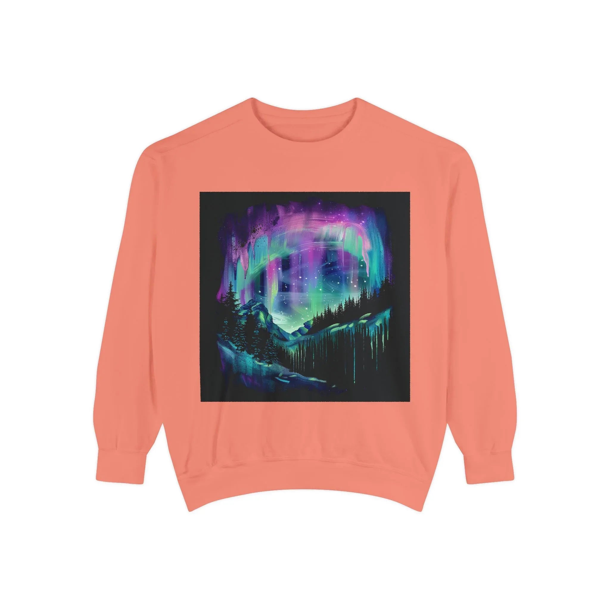 Aurora Borealis Sweatshirt | Northern Lights, northern lights t-shirt, aurora borealis tee, northern lights apparel, aurora borealis shirt - 250 USA Celebration