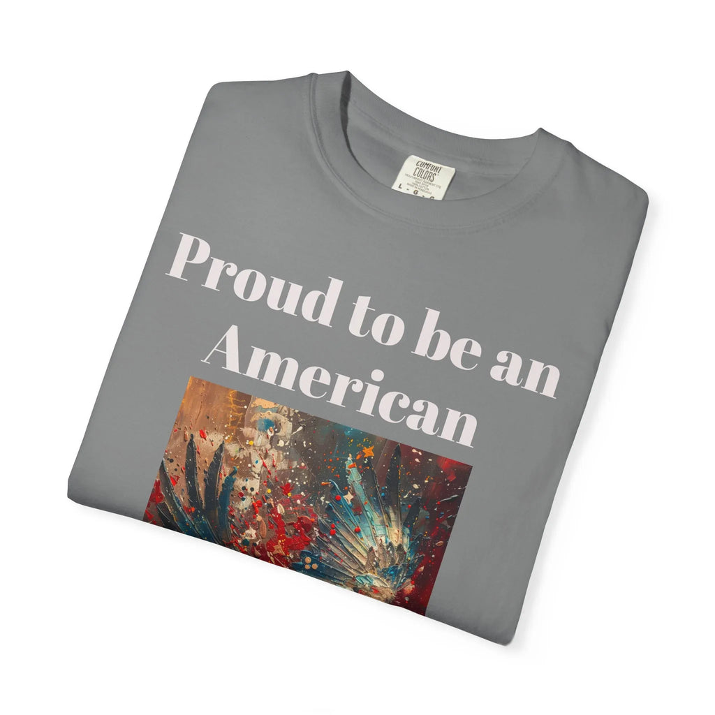 Patriotic Eagle T-Shirt, Proud to be an American Tee, Unisex Graphic T-Shirt, Independence Day Gift, Casual Wear, Eagle Design Shirt - 250 USA Celebration