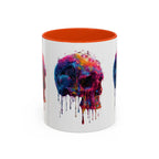 Psychedelic Third Eye Mug | Glowing Mushrooms, Melting Doves, Neon Lava Art - 250 USA Celebration