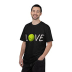 Tennis Ball LOVE T-Shirt | Tennis Lover Shirt, Sports Graphic Tee - 250 USA Celebration
