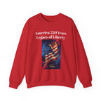 America 250 Years Legacy of Liberty Crewneck Sweatshirt
