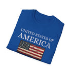 United States of America Patriotic America First T-Shirt | USA Flag - 250 USA Celebration