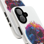 Colorful Drip Skull Phone Case | Hard Plastic Protective Case - 250 USA Celebration