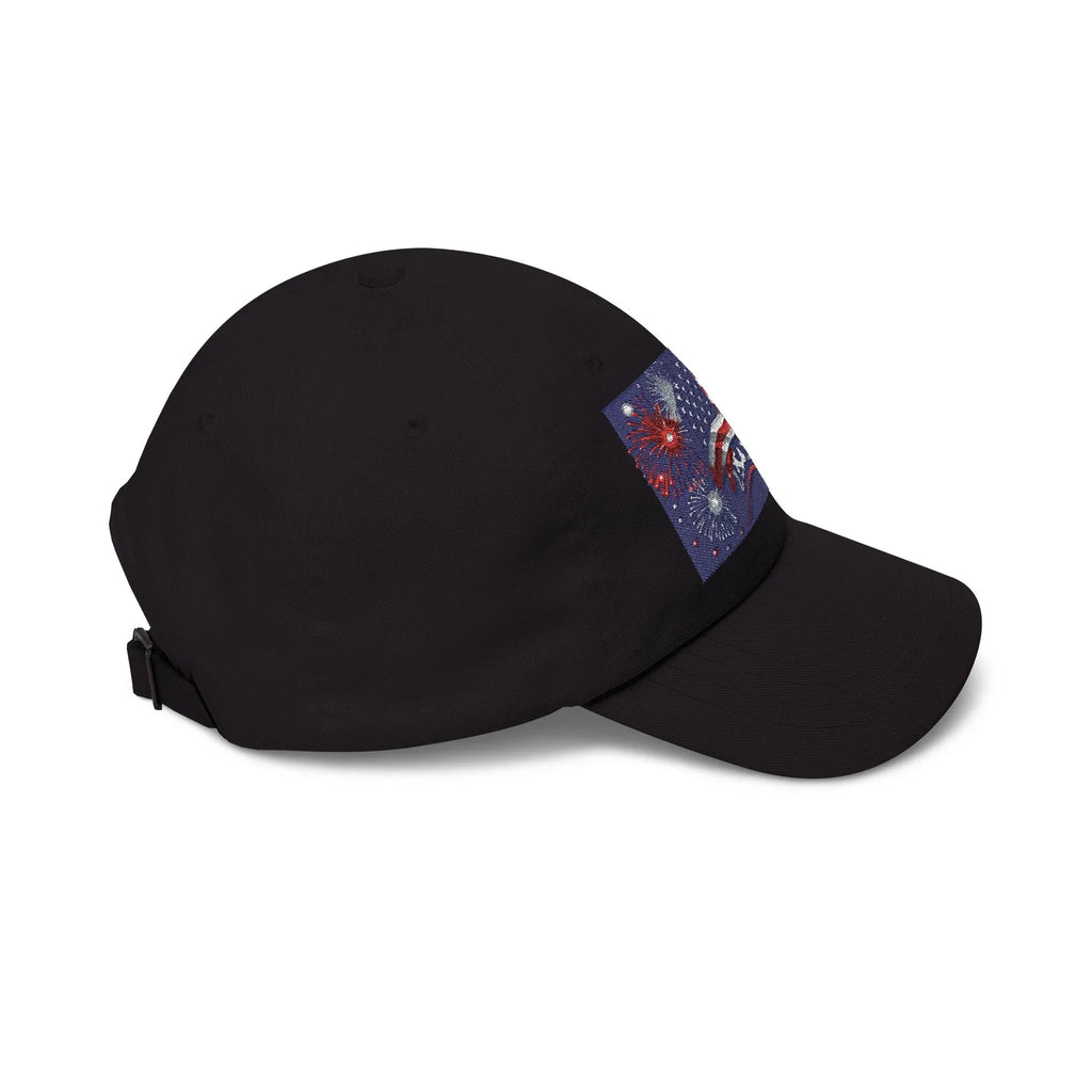 USA 250 American Flag Fireworks Baseball Hat | Patriotic July 4th Cap - 250 USA Celebration