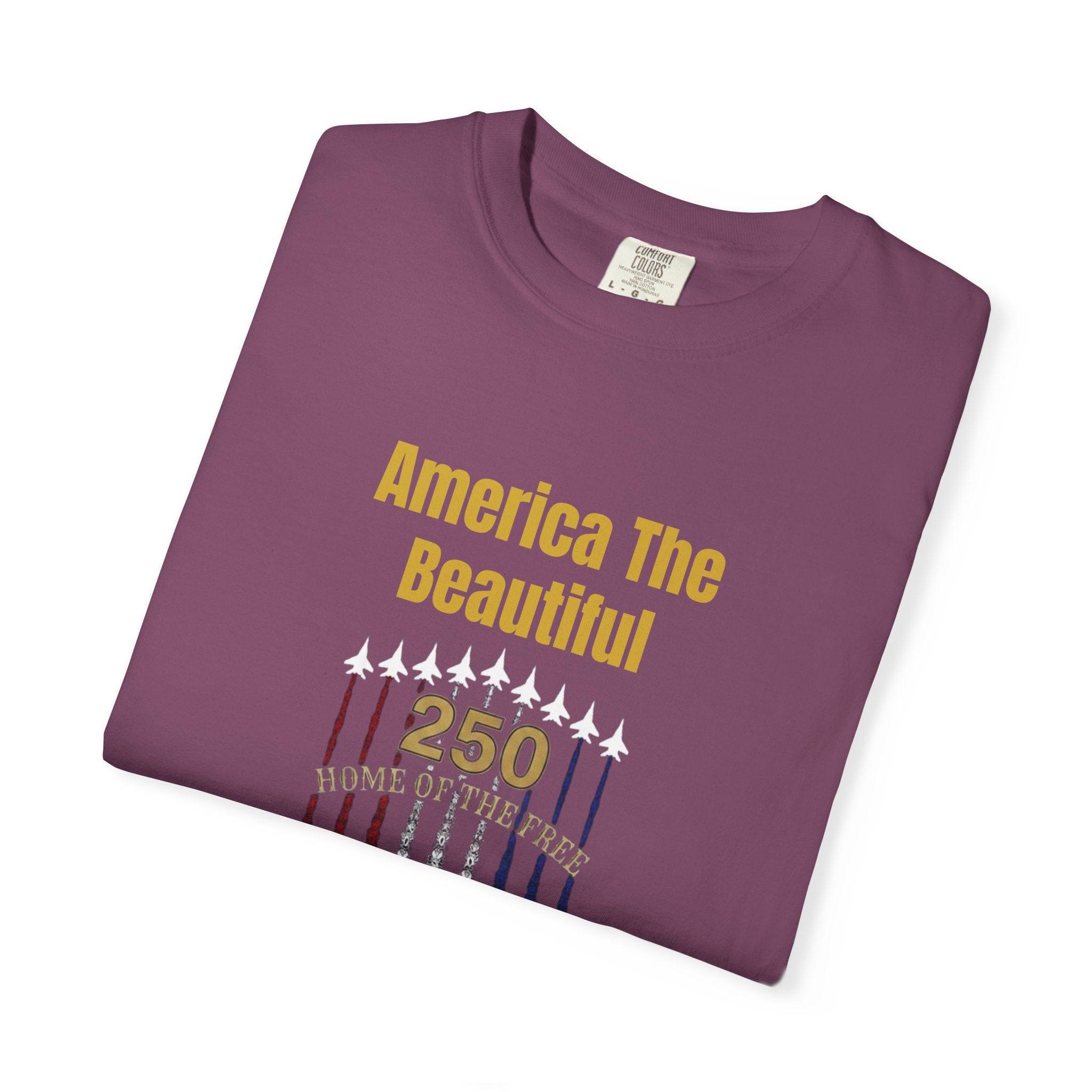 America The Beautiful Eagle T-Shirt — Patriotic Bald Eagle Tee