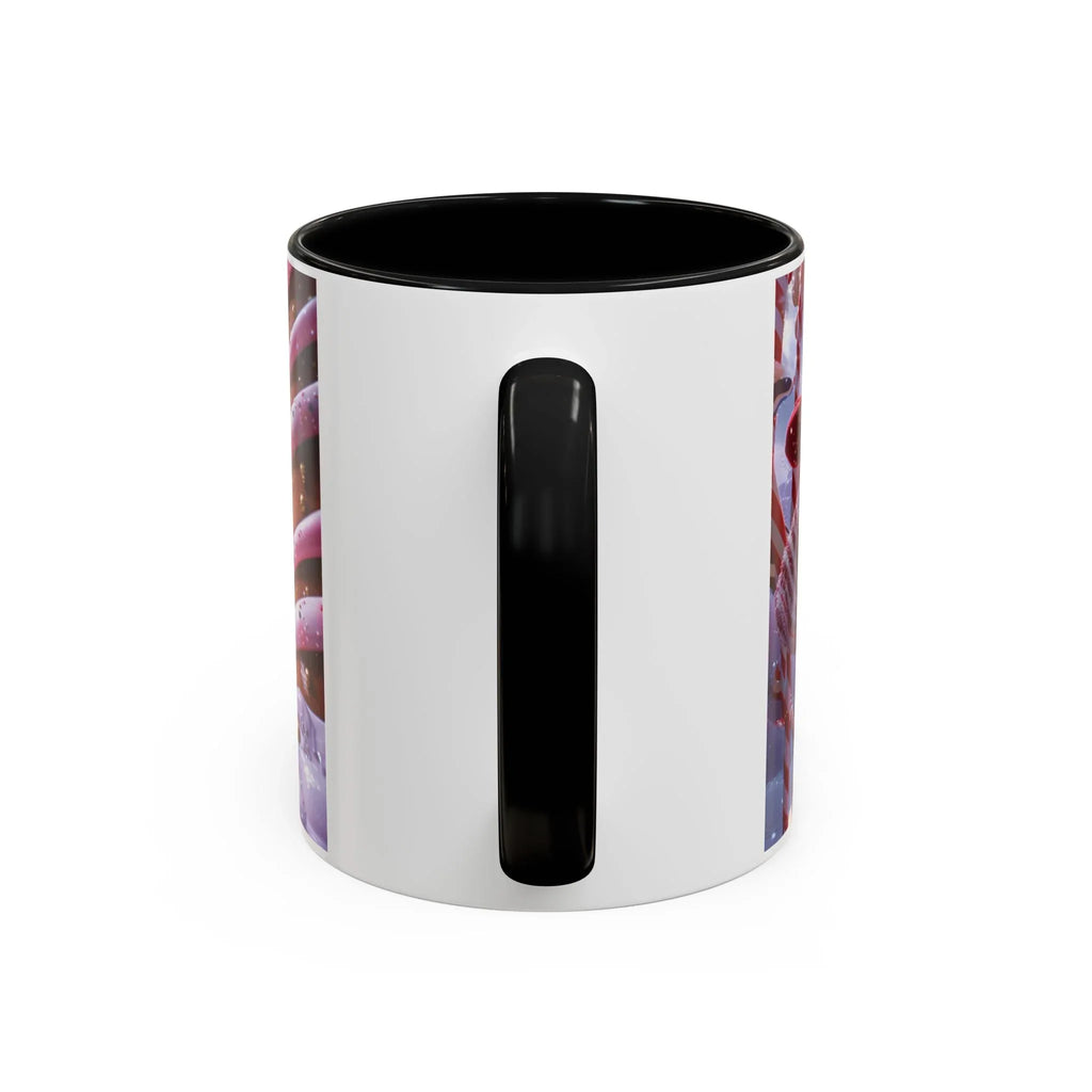 Festive Santa Candy Wonderland Mug | Holiday Santa Claus Candy Cane Forest - 250 USA Celebration