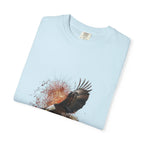 Eagle Illustration Happy Birthday America 250 T-Shirt | Patriotic Bald Eagle Tee - 250 USA Celebration