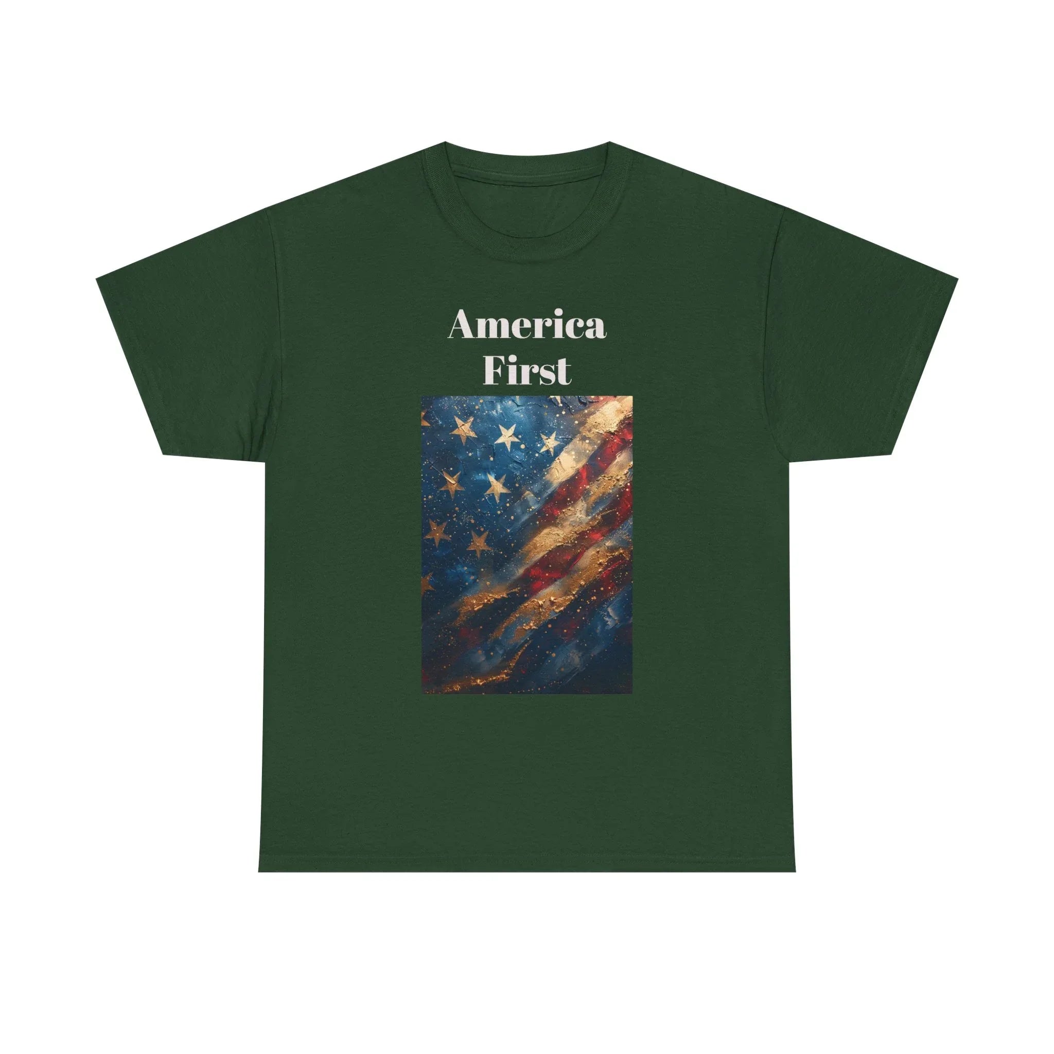 Vintage American Flag Tee, Patriotic Apparel, Independence Day Shirt, Unisex Cotton T-Shirt, Memorial Day Gift, America First Design - 250 USA Celebration