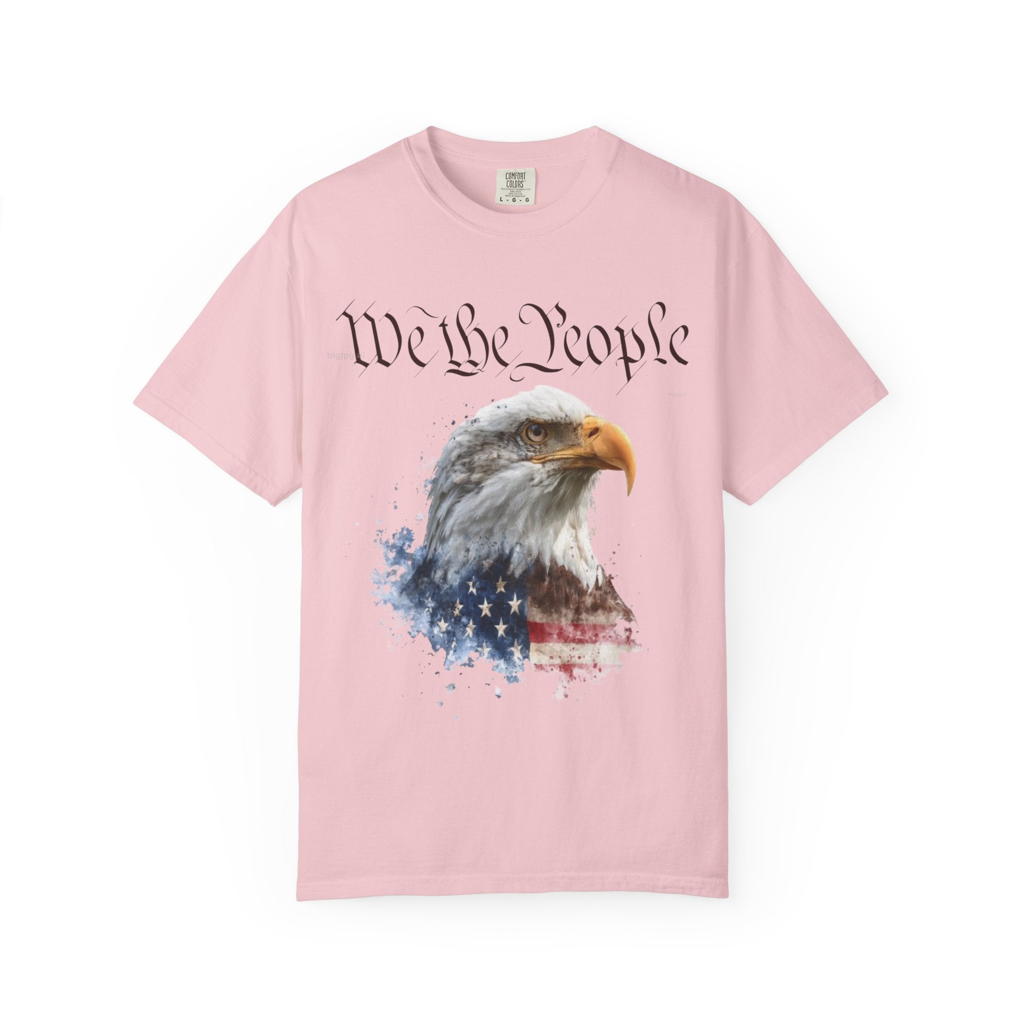 The Guardian of 1776 – Premium 250th Anniversary Portrait Tee - We the People Eagle T‑Shirt — Patriotic American Flag Tee