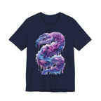 Psychedelic Rainbow Ouroboros Tee | Galaxy Fractal Mushroom Snake - 250 USA Celebration