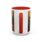 Bald Eagle with Tattered American Flag Coffee Mug | Fireworks Patriotic 11oz 15oz - 250 USA Celebration