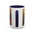 Bald Eagle with Tattered American Flag Coffee Mug | Fireworks Patriotic 11oz 15oz - 250 USA Celebration