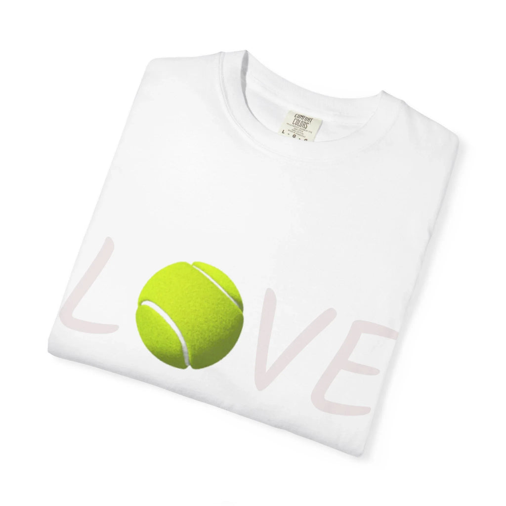 Tennis Ball LOVE T-Shirt | Tennis Lover Shirt, Sports Graphic Tee - 250 USA Celebration