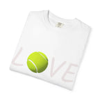 Tennis Ball LOVE T-Shirt | Tennis Lover Shirt, Sports Graphic Tee - 250 USA Celebration