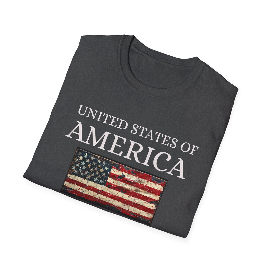 United States of America Patriotic America First T-Shirt | USA Flag - 250 USA Celebration