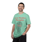 Grow Positive Thoughts T-shirt | Positive Word Cloud Mental Health Tee - 250 USA Celebration
