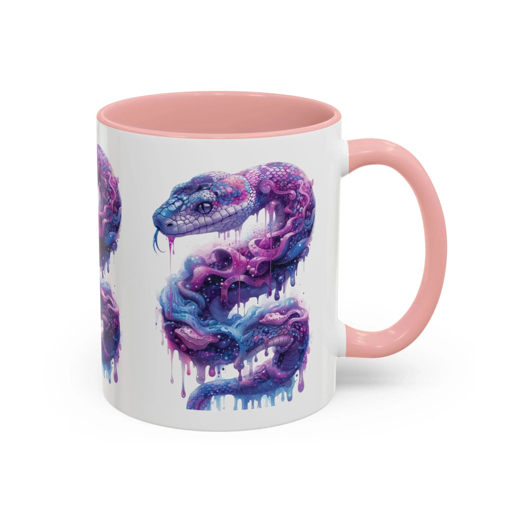 Psychedelic Ouroboros Snake Mug | Rainbow Galaxy Fractal Mushrooms - 250 USA Celebration