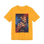 Patriotic Freedom Tee, Unisex Jersey Short Sleeve Tee, American Flag Shirt, Fourth of July Apparel, Independence Day Outfit, Gift for [...] - 250 USA Celebration