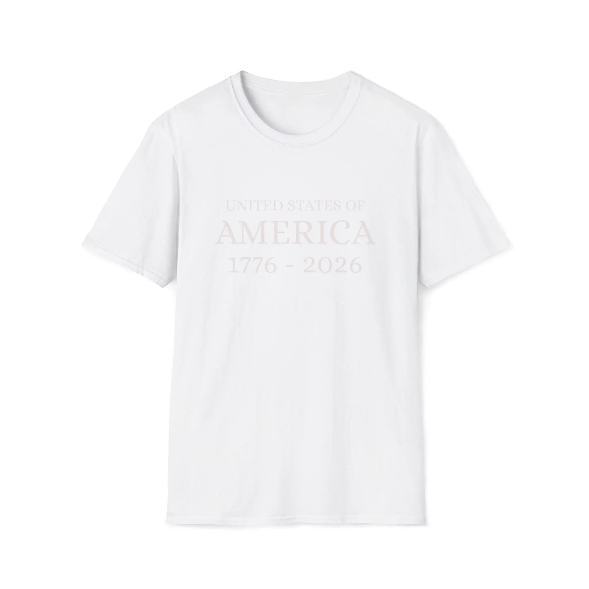 United States of America 1776-2026 T-Shirt | Patriotic Vintage Text - 250 USA Celebration