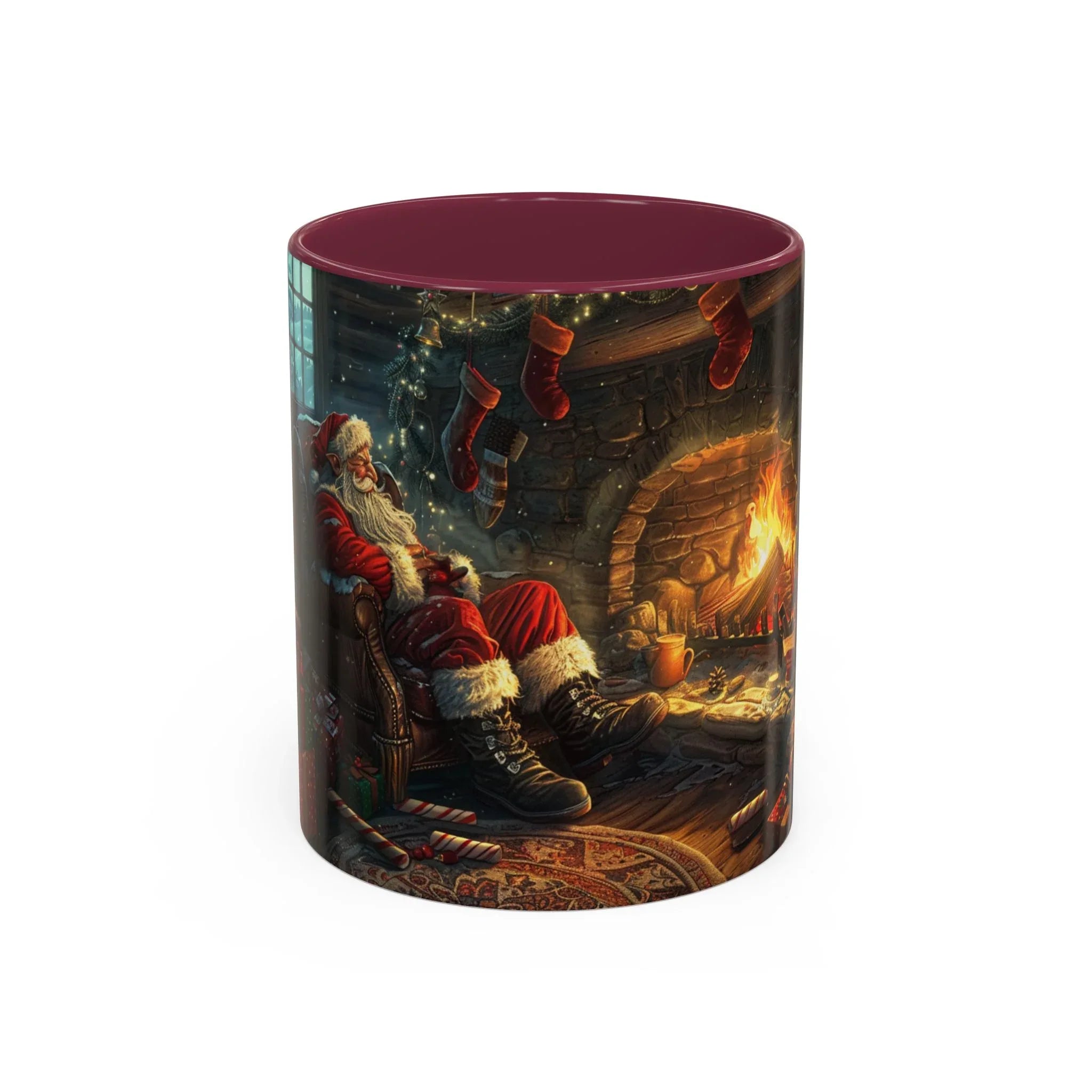 Cozy Christmas Mug - Perfect for Holiday Gatherings, Gift Ideas, Winter Warmth, Seasonal Decor, Personalized Holiday Gifts - 250 USA Celebration