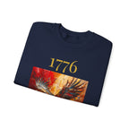 1776 Eagle Crewneck Sweatshirt – Patriotic American Independence Pullover