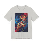Patriotic Freedom Tee, Unisex Jersey Short Sleeve Tee, American Flag Shirt, Fourth of July Apparel, Independence Day Outfit, Gift for [...] - 250 USA Celebration