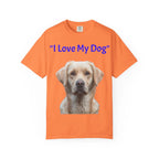I Love My Dog Labrador Portrait T-shirt | Dog Lover Tee - 250 USA Celebration