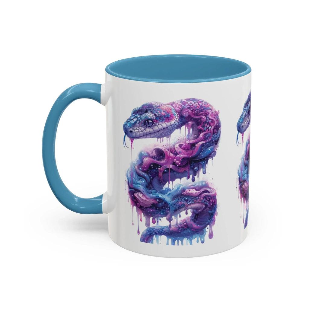 Psychedelic Ouroboros Snake Mug | Rainbow Galaxy Fractal Mushrooms - 250 USA Celebration