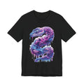 Psychedelic Rainbow Ouroboros Tee | Galaxy Fractal Mushroom Snake - 250 USA Celebration
