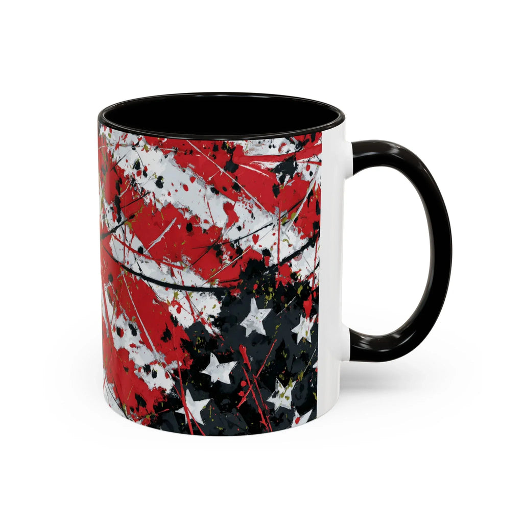 Abstract American Flag Mug | 11oz or 15oz Ceramic - 250 USA Celebration