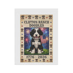 Clifton Ranch Custom AI Pet Flag - 1776-2026 House Banner