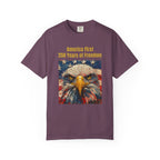 Patriotic T-Shirt — "America First 250 Years of Freedom" Bald Eagle Tee