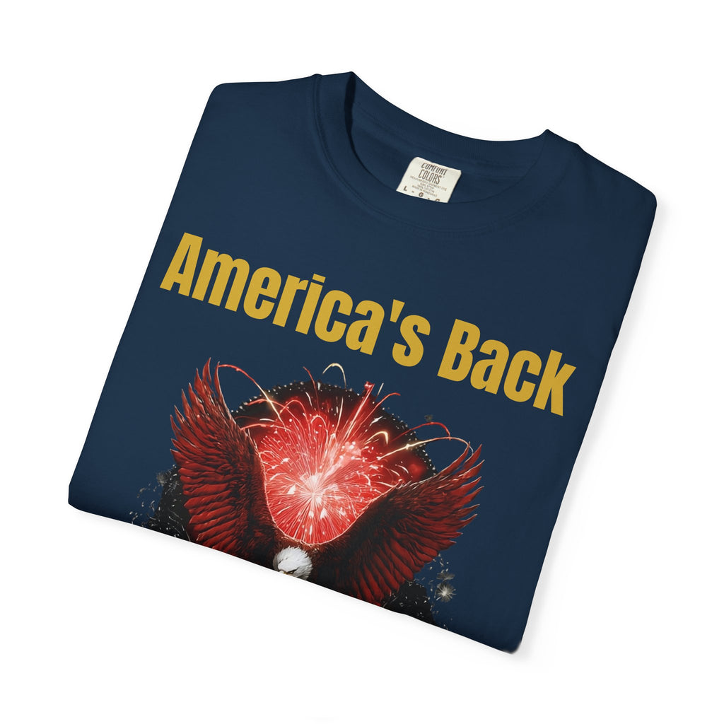 America's Back Eagle T-Shirt — Patriotic USA Fireworks Tee