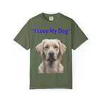 I Love My Dog Labrador Portrait T-shirt | Dog Lover Tee - 250 USA Celebration