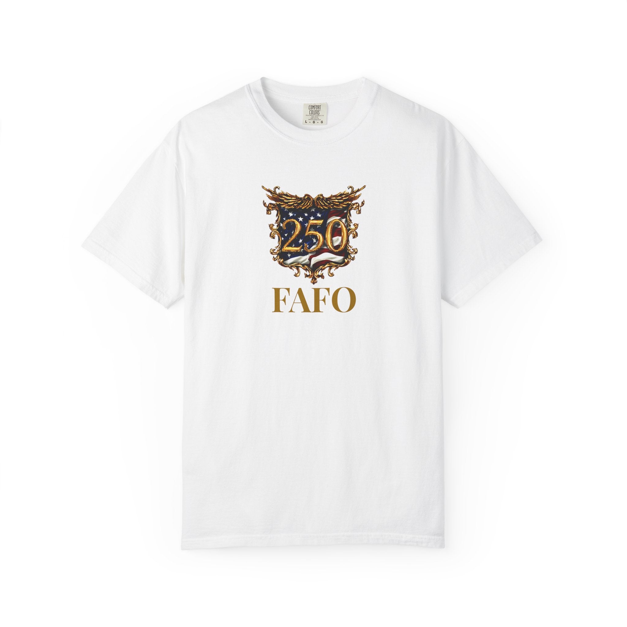 American FAFO T-Shirt — 250 Anniversary FAFO Crest Graphic Tee