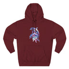 Colorful Peace Sign Floral Skull Hoodie | Psychedelic Peace Skull - 250 USA Celebration