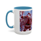 Festive Santa Candy Wonderland Mug | Holiday Santa Claus Candy Cane Forest - 250 USA Celebration