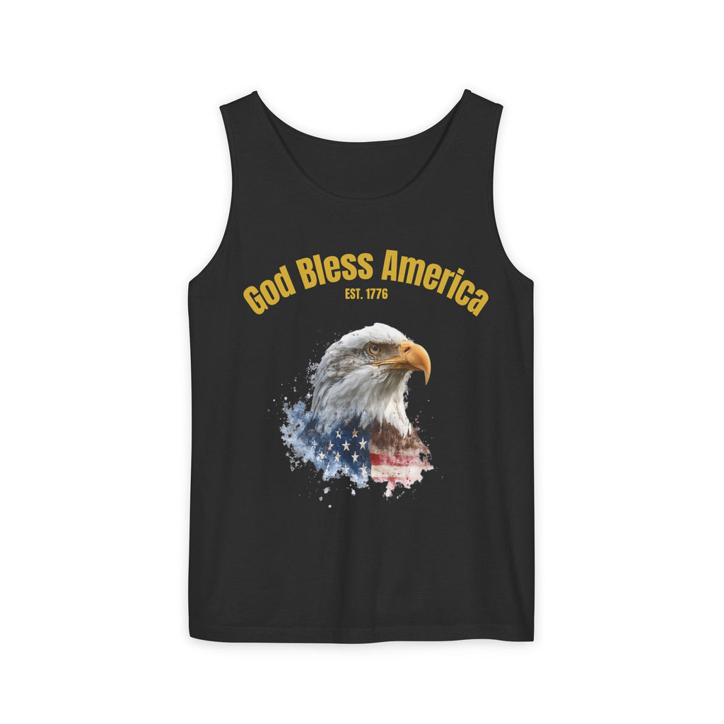 America 250 Tank Top | Official 250th Anniversary Edition American Bald Eagle watercolor flag Tank Top | Patriotic Eagle design