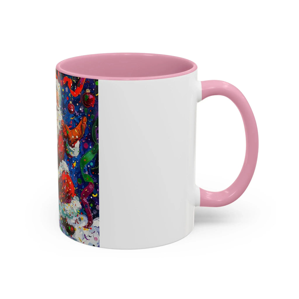 Colorful Mugs (11oz, 15oz) Santa Claus Coffee Cup, Santa Claus Coffee Mug - 250 USA Celebration